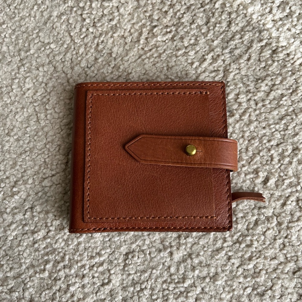 Madewell Brown Bifold Wallet Leather Compact